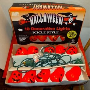 Halloween Pumpkin Curtain Lights Halloween Decorations 3 Boxes.